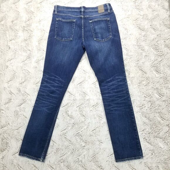 Goodfellow & Co Jeans Mens 33×32 Blue Slim Total Flex Dark Wash Denim - Picture 2 of 11